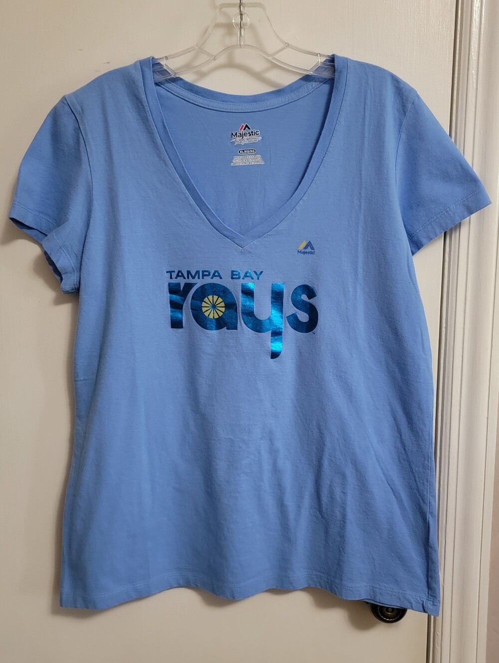 Majestic Tampa Bay Rays throwback-style t-shirt